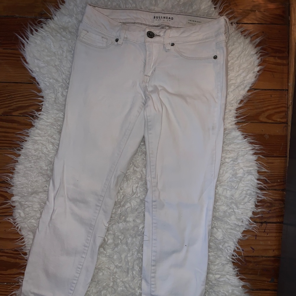 Bullhead Denim Co Low Raise Skinny Jeans